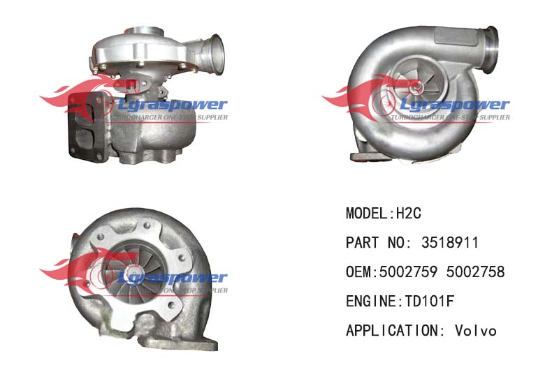 180 H2C 3518911 TD101F, TD101 F-  Volvo