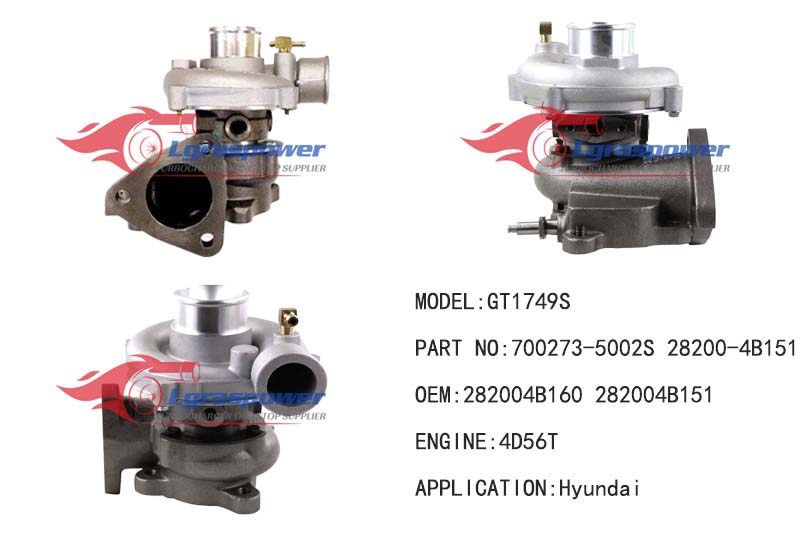 255.. GT1749S  28200-4B151  4D56T Diesel D4BF Hyundai H100