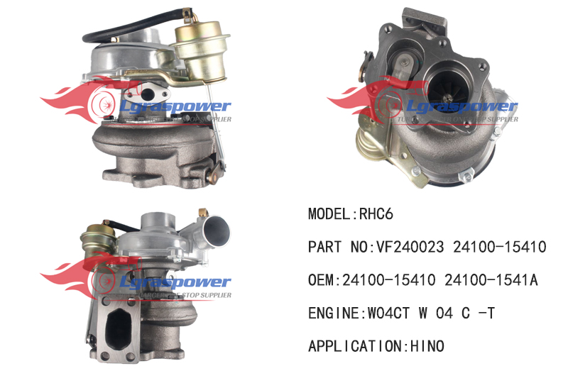 706.. RHC6  24100-1541   1987- HINO Truck FB14 Motor W04CTI