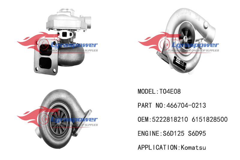 287.. TO4E08  466704-213  S6D125, S6D95 D85