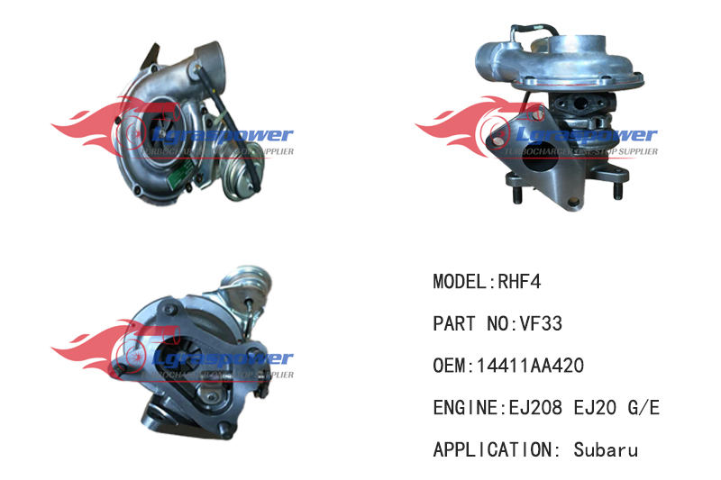 724	RHF4   VF33   2001- Subaru Legacy, Liberty B4 B4 RSK Rev. D with EJ208 Engine