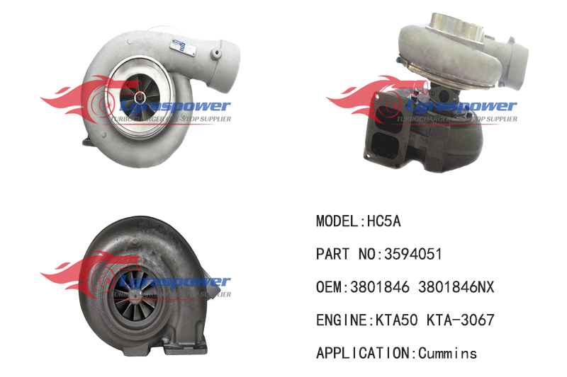 125 HC5A 3594051 3524648, 3524649 3530011 3594052, 3594050 3801846, 3801846NX, 3801846RX  3594207 Turbo Turbocharge
