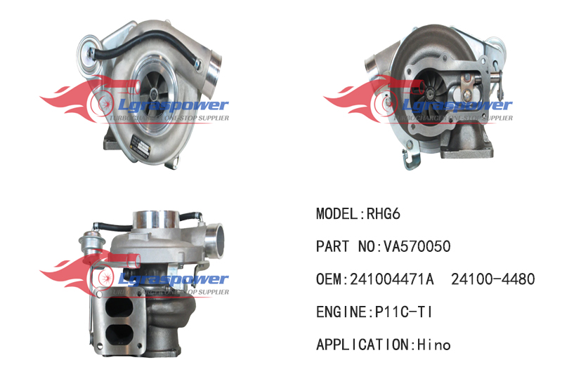 715 RHG6 VA570050 VB570050 241004471A 24100-4471B, 24100-4480 P11C-TI TurboTurbocharge