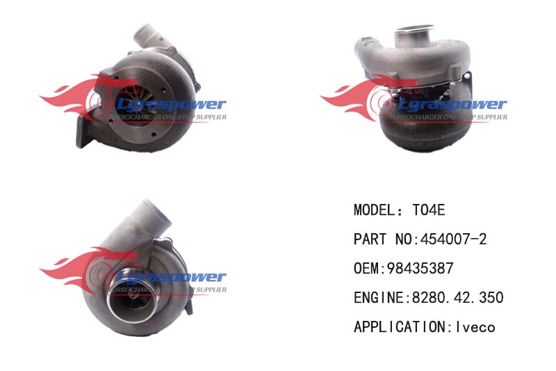 357 TO4E 454007-2 454007-5006S 454007-0004, 454007-0002, 454007-0003, 454007-0006, 454007-0008, 454007-4,454007-2, 454007-3, 454007-6, 454007-8 98435387, 98439643, 99465732, 99453967 98439642, 994465731 8280.42.350, 8280.42.320, 8280.42.050, 8280.42, 8280.42.3500, 8240.42.SPR Iveco 447450-0005 (447450-5005S) TURBO TURBOCHERGE