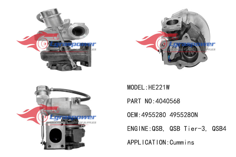 104 HE221E 4040568 4040569 404056900 4040569H 4955280  4955280NX 4955280RX QSB 4043584 Turbo Turbocharge