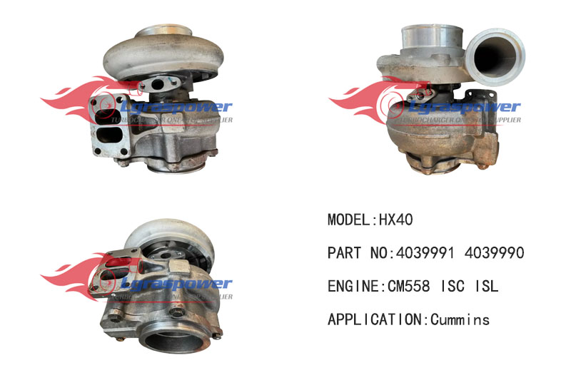 100 HX40 4039990 4039991  CM558, ISC, ISL, ISL G 4027948 Turbo Turbocharge