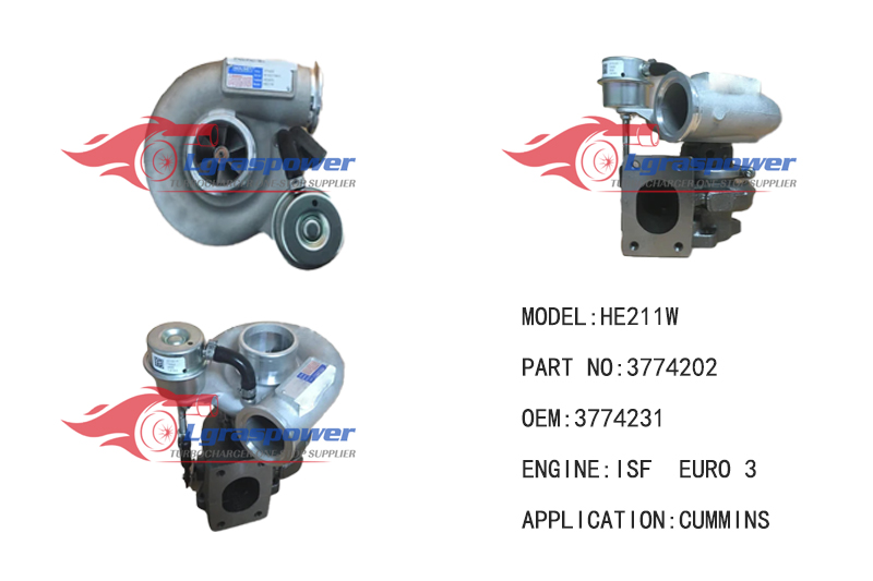 10 HE211W 3774202 4033878 4309100 3774231 ISF  EURO 3 3768401 Turbo Turbocharge