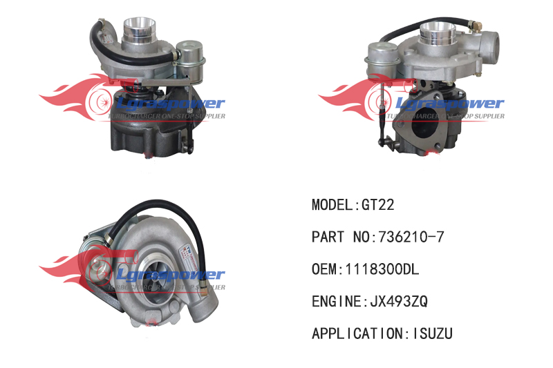 261..GT22  736210-7  JX493ZQ  JMC Per ISUZU