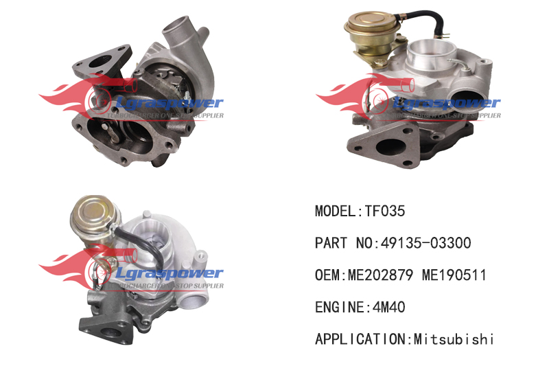 589 TF035 49135-03300 ME202879, ME190511 4M40 49135-08000  Turbo Turbocharge