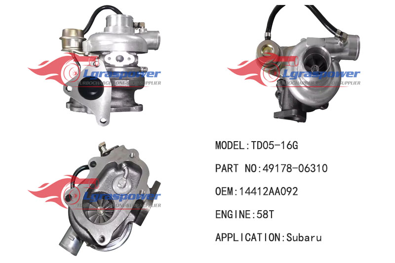 614 TD05H-16G 斯巴鲁 06310 49178-06310