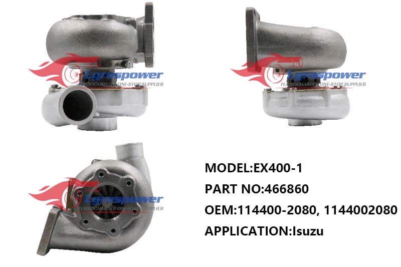 1085,EX400-1,466860,114400-2080, 1144002080, 1-14400-2080,Turbo,Turbocharger