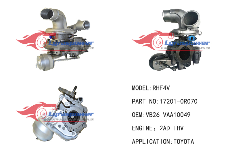 1685 ,VB26,17201-0R070,TURBO,TURBOCHARGER