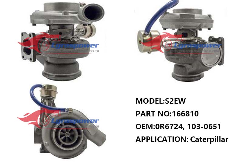 (中文) 522,S2EW,166810,0R6724, 103-0651, 103-0652, 1030651, 1030652,Turbo,Turbocharger