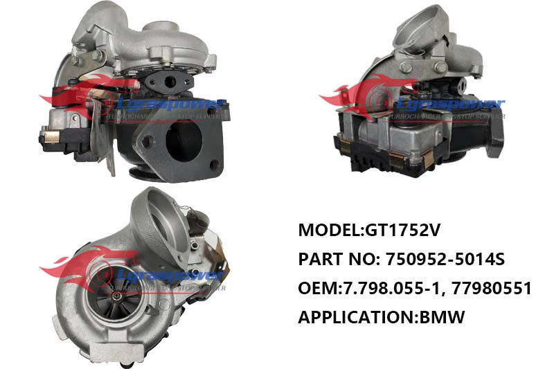1899,GT1752V,750952-5014S,7.798.055-1, 77980551, 116577980551, 7793865, 11657793865,Turbo,Turbocharger