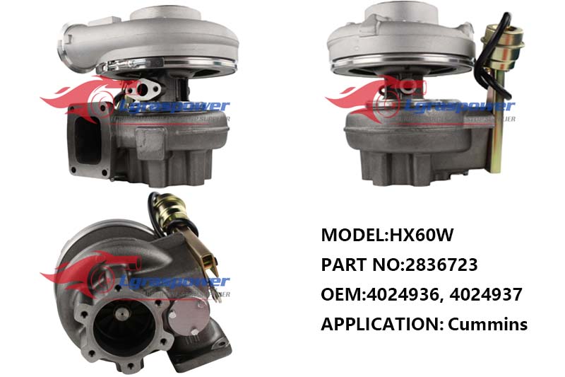 216,HX60W,2836723,4024936, 4024937, 4024937NX, 4024937RX, 4025272, 4025272NX, 4025272RX, 4089298, 4089298NX, 4089298RX, 4956081, 4956082, 4956082NX, 4956082RX,Turbo,Turbocharger