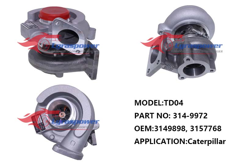 1529,TD04,49189-02720,314-9972,3149972, 3149898, 3157768,Turbo,Turbocharger