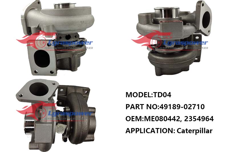 (中文) 1686,TD04,49189-02710,ME080442, 2354964, 2344894, 10R7602, 235-4964, 234-4894,Turbo,Turbocharger