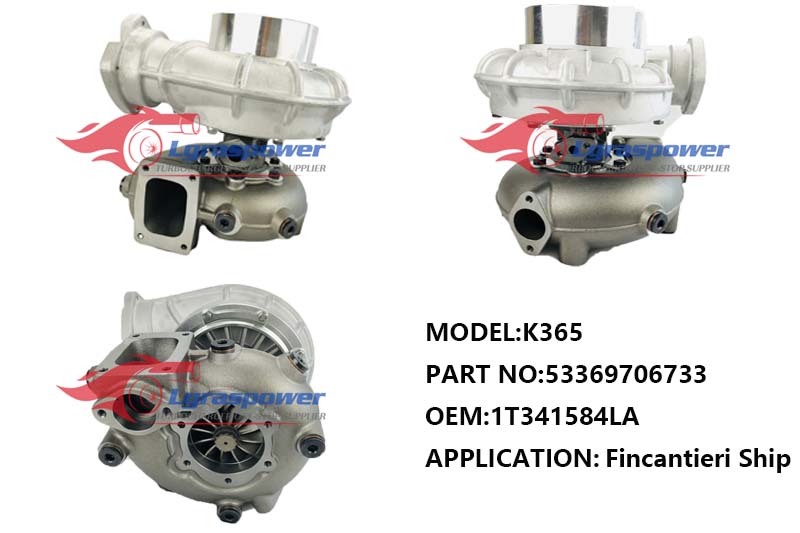 (中文) 1633,K365,53369706733,1T341584LA,Turbo,Turbocharger