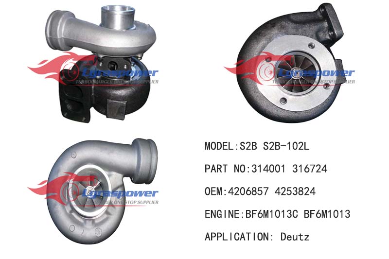 (中文) 1083 S2B, S2B-102L 314001 316724 	04202969, 04202969KZ, 04202971, 04202971KZ, 04204493, 04206857, 04253824, 04253824KZ, 0426857K2, 4202969, 4202969K2, 4202971, 4202971KZ, 4204493, 4204493KZ, 4206857, 4206857KZ, 4253824, 4253824KZ 	BF6M1013, BF6M1013E  Turbocharge
