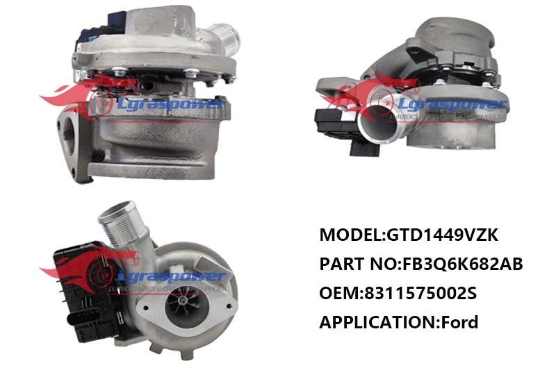 1567,GTD1449VZK,FB3Q6K682AB,FB3Q6K682AC,FB3Q6K682AD,FB3Q6K682MA,FB3Q6K682MB,FB3Z6K682S,Turbo,Turbocharger