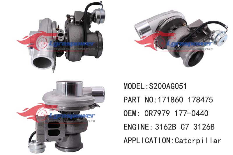 (中文) 451 S200AG051 178475 	171860  177-0440  Caterpillar Turbocharge