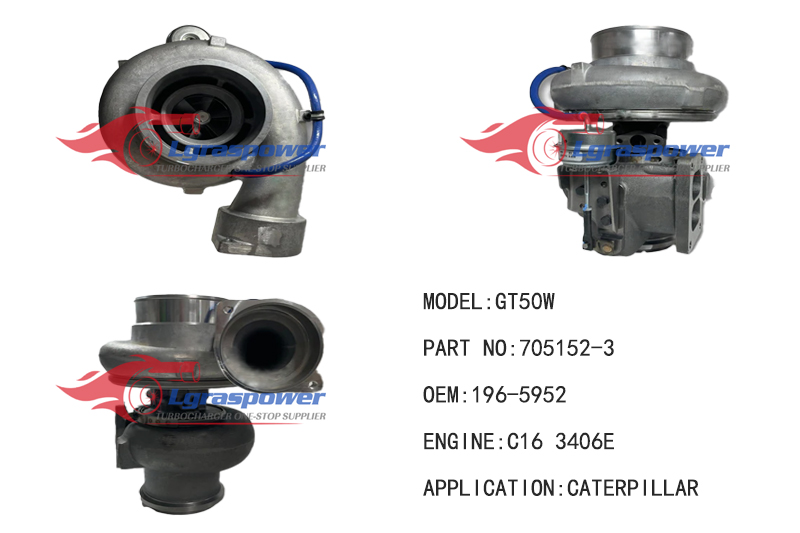 (中文) 1536 GT50W 705152-3 705152-7 196-5952 C16 3406E Turbo Turbocharge