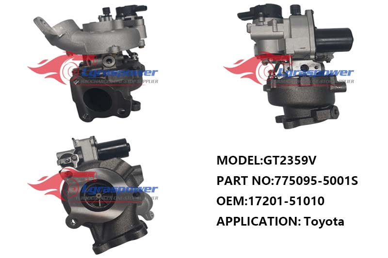 1164,GT2359V,775095-5001S,1720151010C,17201-51010C,1720151010,17201-51010,1720151010A,17201-51010A,1720151010B,17201-51010B,1720151010D,17201-51010D,Turbo,Turbocharger