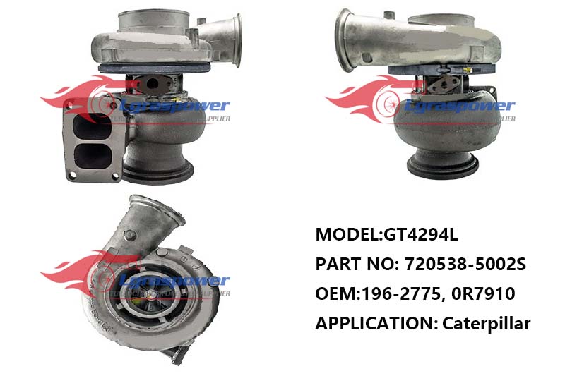 1346,GT4294L,720538-5002S,1962776,196-2776,1962775,196-2775,0R7910,0R7911,Turbo,Turbocharger