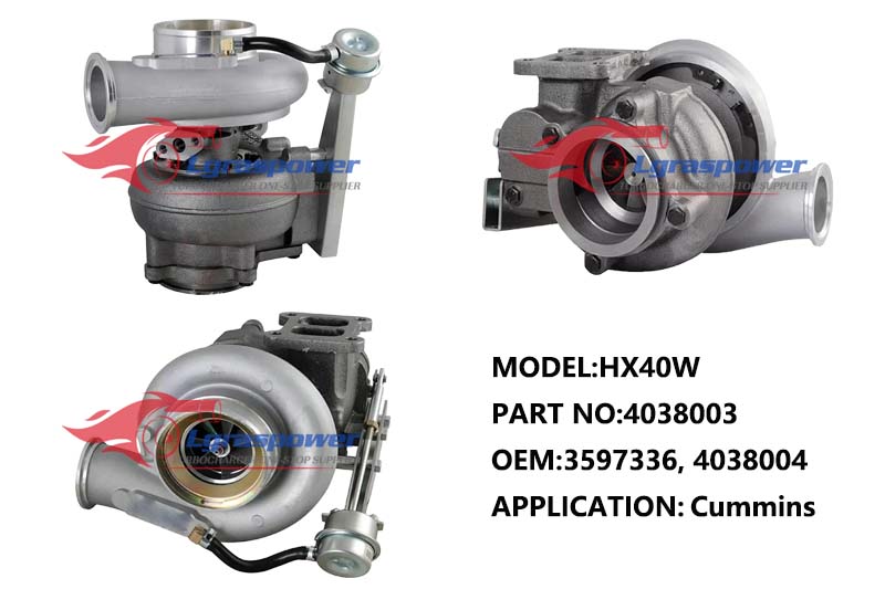 1221,HX40W,4038003,3597336,4038004,Turbo,Turbocharger