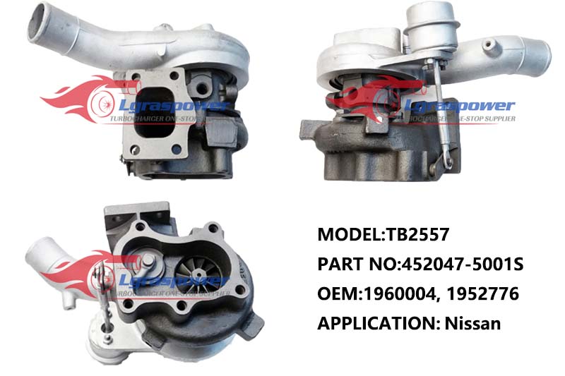368,TB2557,452047-5001S,452047-0001,1960004, 1952776, 14411G2401, 14411-G2401, 14411G2401,Turbo,Turbocharger