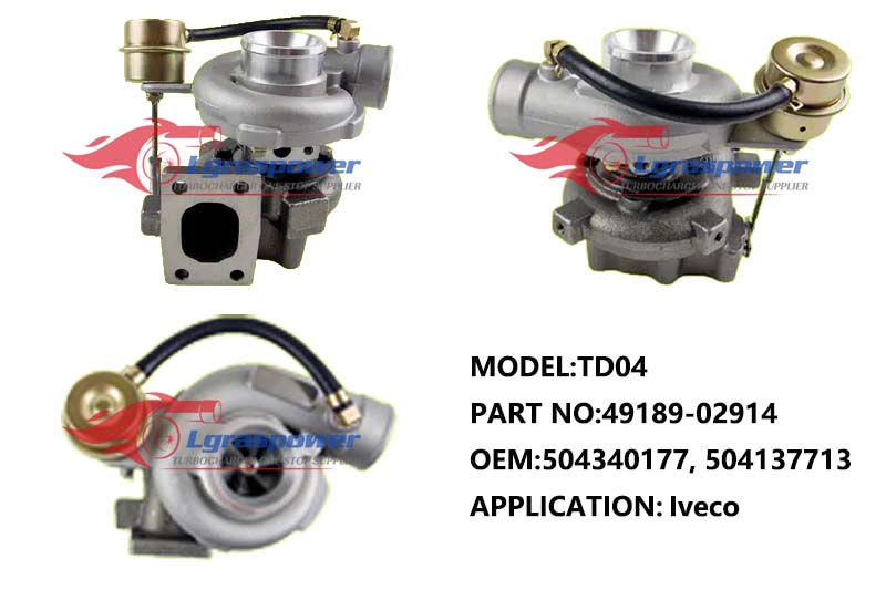 604,TD04,49189-02914,504340177,504137713,504092197,Turbo,Turbocharger