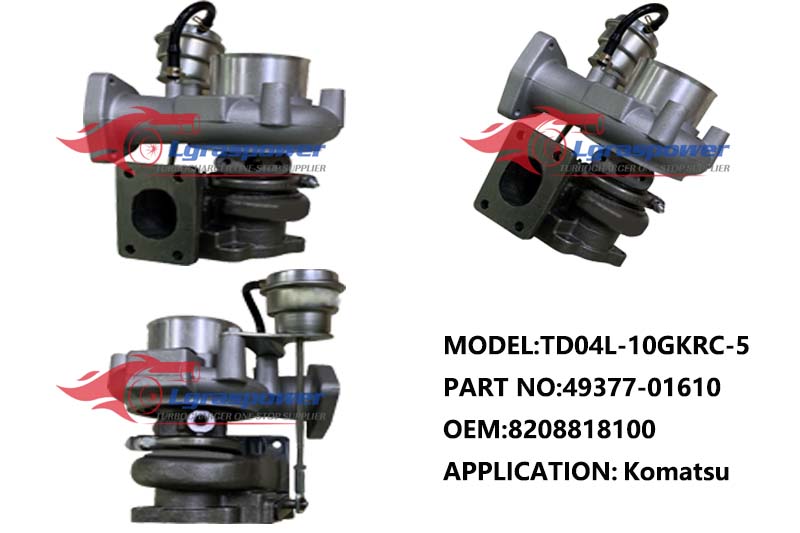 591,TD04L-10GKRC-5,49377-01610,8208818100,6208-81-8100,6208 81 8100,6205-81-8250,6205818250,Turbo,Turbocharger