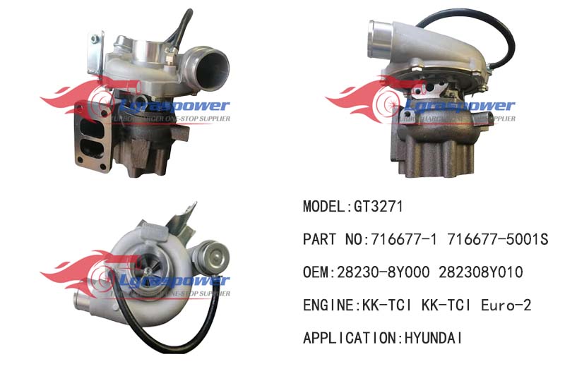 (中文) 1383 GT3271 716677-1 716677-5001S 716677-0001 28230-8Y000 282308Y010  KK-TCI KK-TCI Euro-2 KW  Turbo Turbocharge