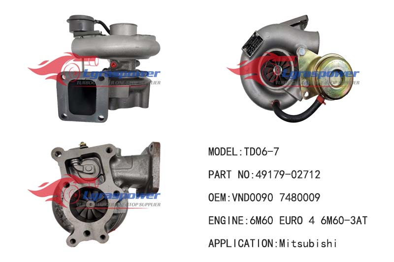 (中文) 1681 TD06-7  49179-02712 49179-02710, 49179-02711, 49179-02712, 49179-02713, 4917902712, 49179-02715 ME303063, ME304031, ME304598, ME445047, VND2-0045, VND0045, VND0090, 7480009 49179-09760  Turbo Turbocharge