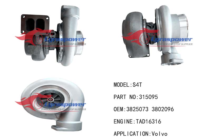 (中文) 1300 S4T 315095 3825073, 3802096 TAD16316 315096 Turno Turbocharge