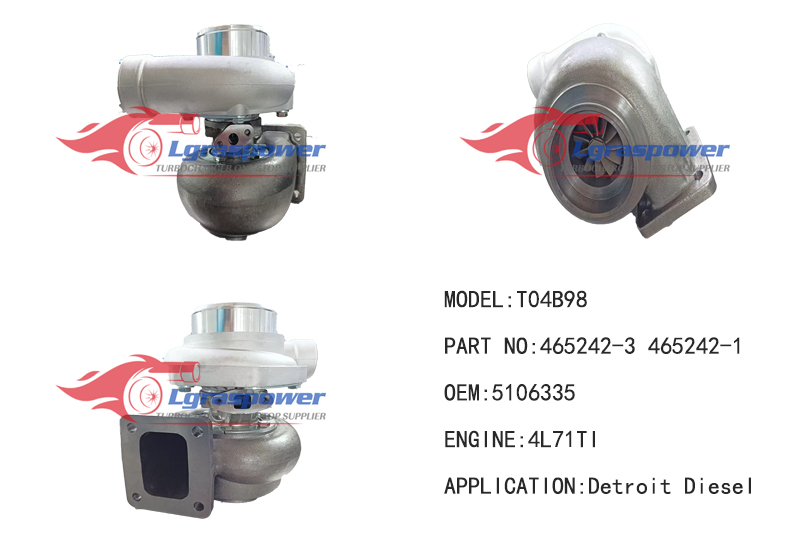 (中文) 1177 T04B98 465242-3 465242-1 5106335 4L71TI 408105-0192 Turbo Turbocharge