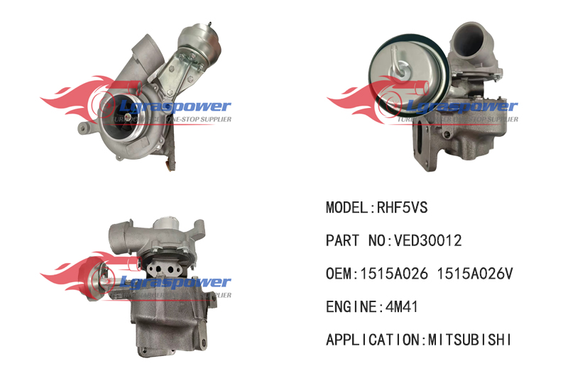 (中文) 1313 RHF5VS VED30012 V50VAT-SA012B  V53VAT-S0012B 1515A026 1515A026V 4M41 Turbo Turbocharge