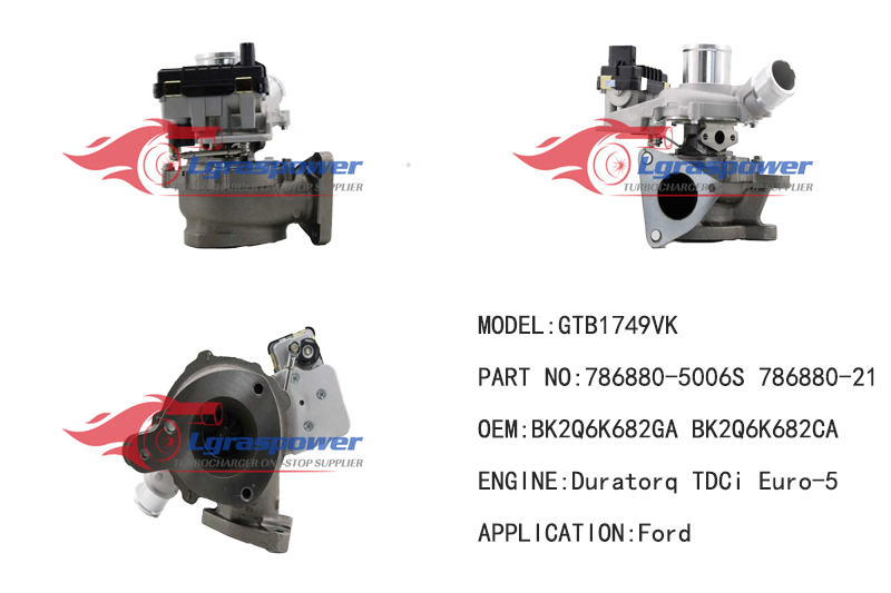 (中文) 1525 GTB1749VK 786880-21 786880-6 	BK2Q6K682GA BK2Q-6K682-CA, 1741779 1102217905 Turbo Turbocharge