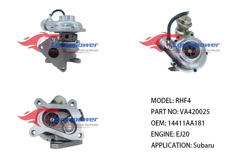 (中文) RHF4 VA420025 14411AA181, F41CADS0025B, F41CAD-S0025B, F41CADS0025G, F41CAD-S0025G EJ20 Subaru TURBO TURBOCHARGE