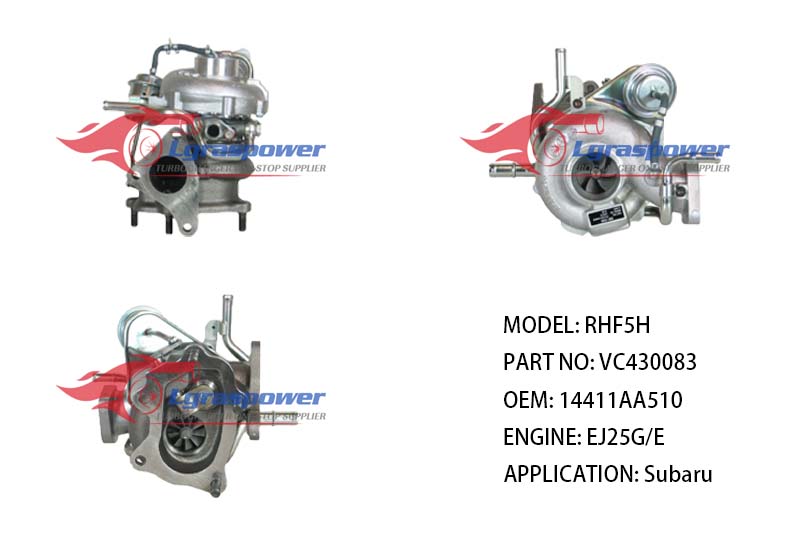 (中文) RHF5H VC430083 VA430083, VB430083, VC430083, VD430083, VE430083 14411AA510, 14411AA511, 14411AA51A, 14411AA51B EJ25G/E Subaru TURBO TURBOCHARGE