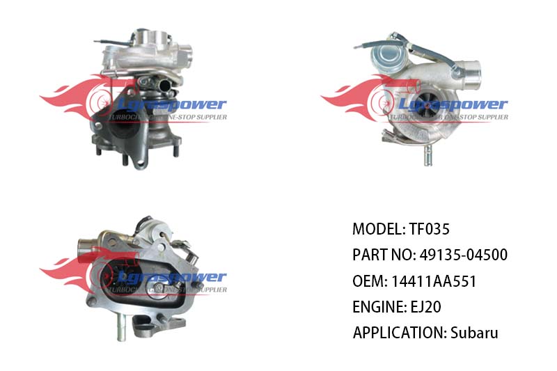 (中文) TF035 49135-04500 14411AA551, 14412AA420, 14411AA5519L EJ20 Subaru TURBO TURBOCHARGE