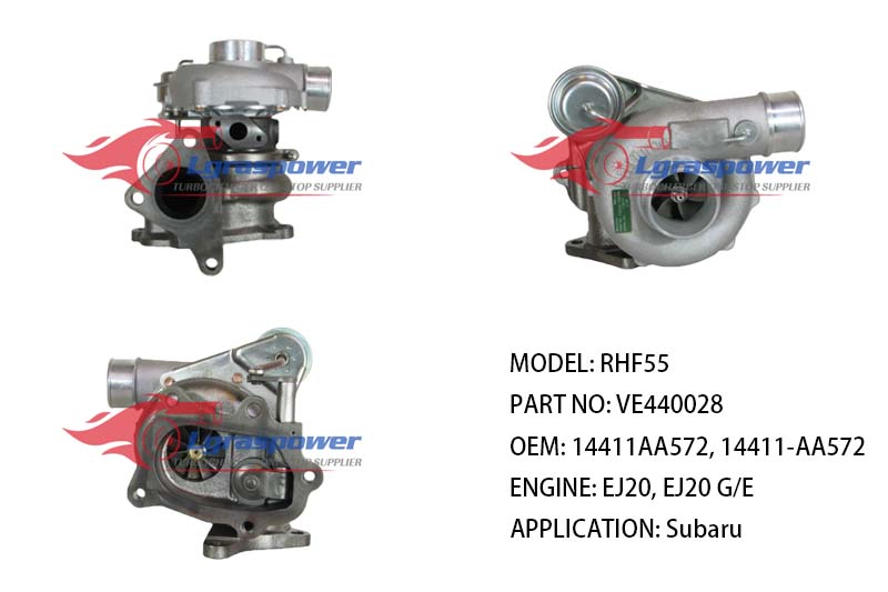(中文) RHF55 VE440028 VA440028, VB440028, VC440028, VD440028, VF440028 14411AA572, 14411-AA572 EJ20, EJ20 G/E Subaru TURBO TURBOCHARGE