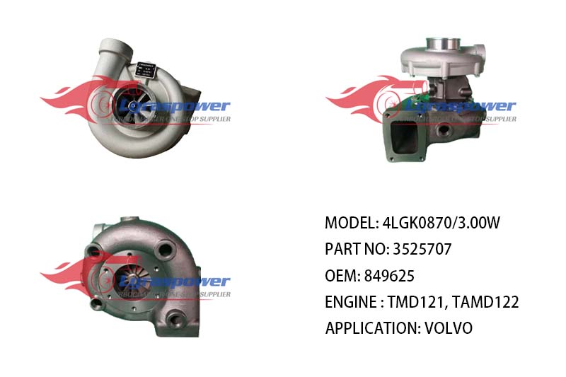 (中文) 4LGK0870/3.00W 3525707 3525708 849625 Volvo, Volvo-Penta , VOLVO PENTA Marine