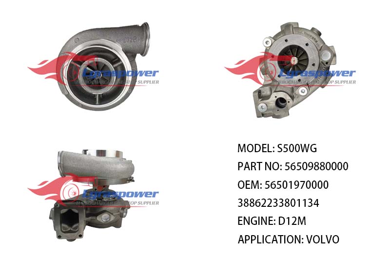 S500WG 56509880000 56501970000 38862233801134 D12M VOLVO TURBO TURBOCHARGE
