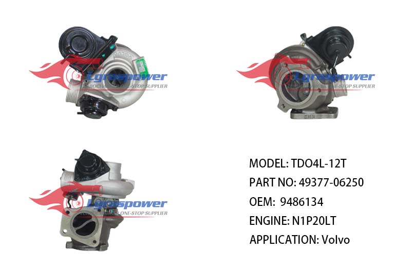TDO4L-12T 49377-06250 9486134 N1P20LT Volvo S40 Car TURBO TURBOCHARGE