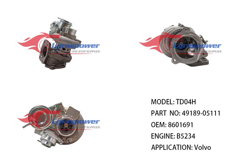 TD04H 49189-05111 49189-05400, 49189-05401, 49189-05410 8601691 B5234 Volvo V70 2.3 T5 TURBO TURBOCHARGE