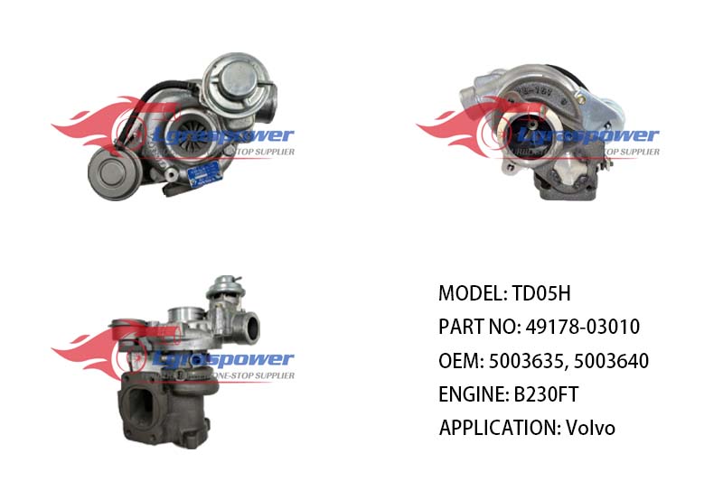 TD05H TD05-12B-6CM2 49178-03010 4917803010, 49178-03000, 466672-0003, 466672-0002, 466672-0001 5003635, 5003640, 1367867, 1383147, 1389645 B230FT Volvo 740, 744, 760, 765 TURBO TURBOCHARGE