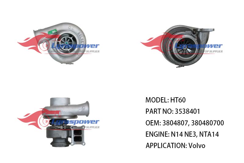 (中文) HT60-N0881A/AL22K11, HT60 3538401 3592715, 359271500, 359271500H, 359271500HX, 3592715H, 3592715HX, 3804631,3804807, 380480700, 380480700HX, 3804807H, 3804807NX, 3804807RX N14 NE3, NTA14 Volvo Truck, Bus TURBO TURBOCHARGE