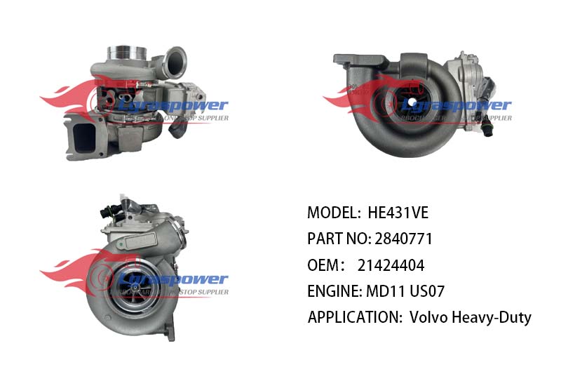 (中文) HE431VE 2840771 2840777, 2840779 21424404 MD11 US07  Volvo Heavy-Duty  TURBO TURBOCHARGE